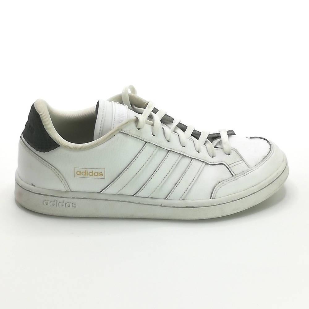 Adidas Shoes Womens Sneaker Grand Court SE Tennis White Leather Black 10